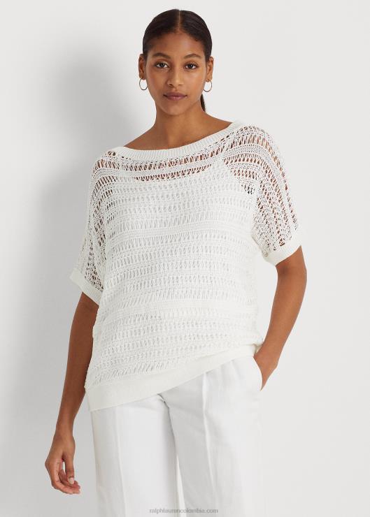 sueter de manga corta de malla de algodon mujer blanco Ralph Lauren 2XR2V4333 2XR2V4333 Camisas Ralph Lauren Colombia Ralph Lauren Colombia en venta Compra Ralph Lauren ahora Ralph Lauren mujer outlet