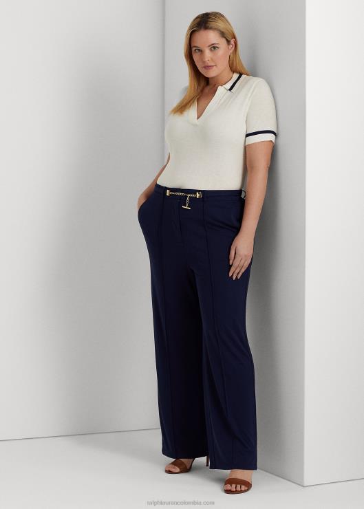 suéter de manga corta en mezcla de seda mujer crema de mascarpone Ralph Lauren 2XR2V4662