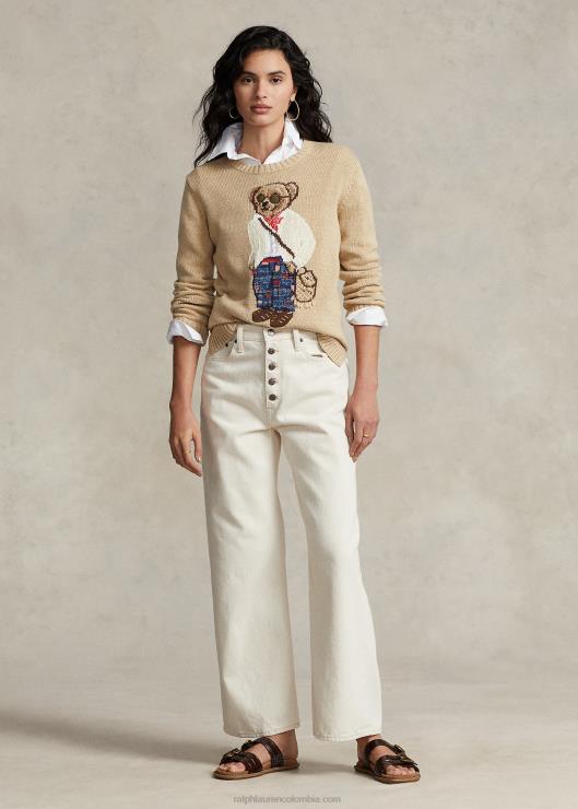 suéter de mezcla de algodón con osito de polo mujerRalph Lauren 2XR2V3210