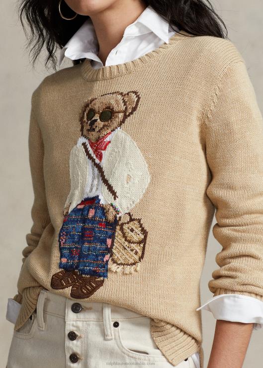 suéter de mezcla de algodón con osito de polo mujerRalph Lauren 2XR2V3210