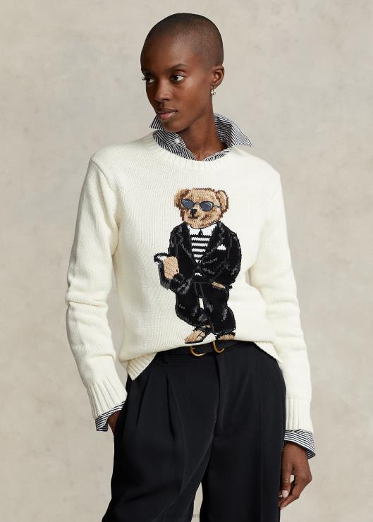 sueter de mezcla de algodon con osito de polo mujer crema pergamino multi Ralph Lauren 2XR2V2949 2XR2V2949 Camisas Ralph Lauren Colombia Ralph Lauren Colombia en venta Compra Ralph Lauren ahora Ralph ...