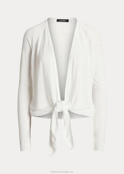 suéter en mezcla de lino mujer blanco Ralph Lauren 2XR2V4337