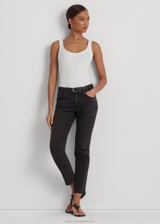 camiseta sin mangas en mezcla de algodón mujer blanco Ralph Lauren 2XR2V3824