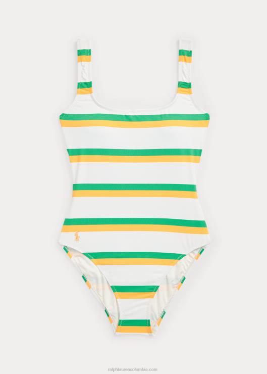 bañador a rayas con escote en la espalda mujer multi Ralph Lauren 2XR2V3241