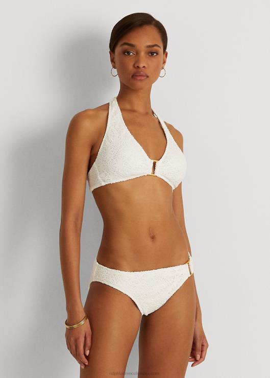 braguita hipster tejida a ganchillo mujer blanco Ralph Lauren 2XR2V9456