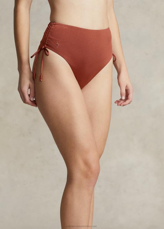 braguita midkini con lazo lateral mujer tierra de siena Ralph Lauren 2XR2V3141