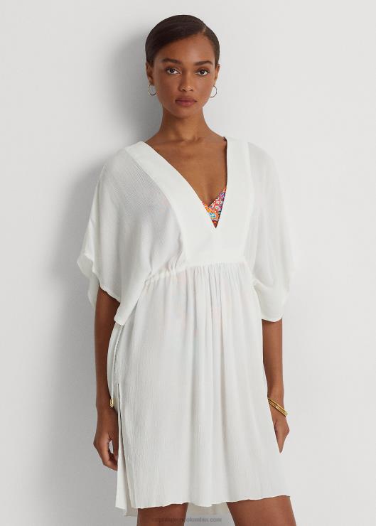 encubrimiento de túnica mujer blanco Ralph Lauren 2XR2V4181
