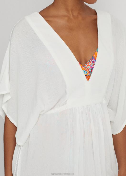 encubrimiento de túnica mujer blanco Ralph Lauren 2XR2V4181