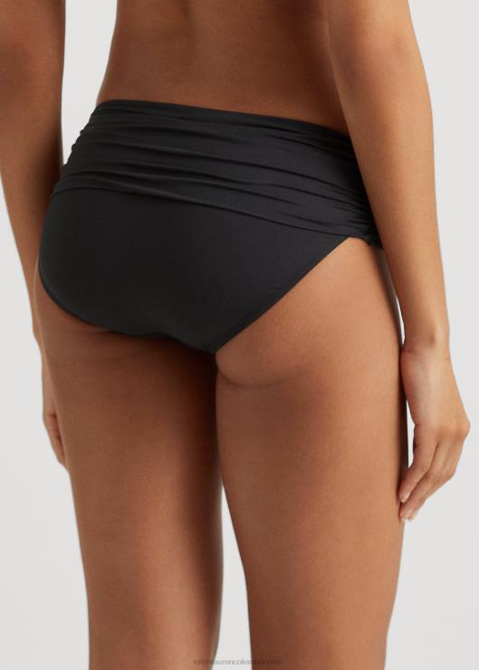 parte inferior de bikini hipster mujer negro Ralph Lauren 2XR2V4216