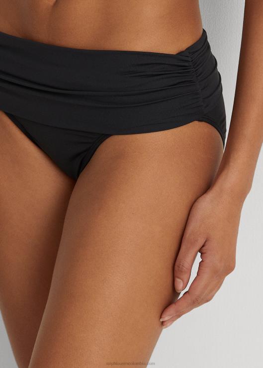 parte inferior de bikini hipster mujer negro Ralph Lauren 2XR2V4216