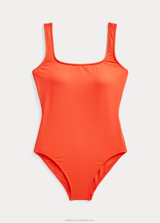 traje de baño de una pieza con espalda descubierta mujer florecer Ralph Lauren 2XR2V3307