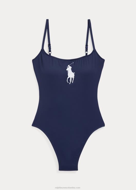 traje de baño de una pieza de gran pony mujer Armada Ralph Lauren 2XR2V3296