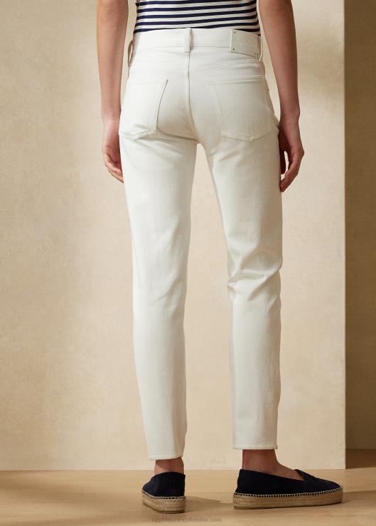 750 vaqueros rectos al tobillo mujer Perla blanca Ralph Lauren 2XR2V9321
