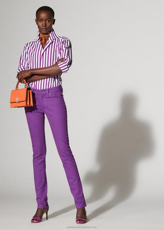 jeans ajustados 160 mujer baya brillante Ralph Lauren 2XR2V3492