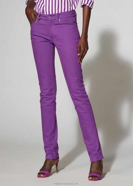 jeans ajustados 160 mujer baya brillante Ralph Lauren 2XR2V3492