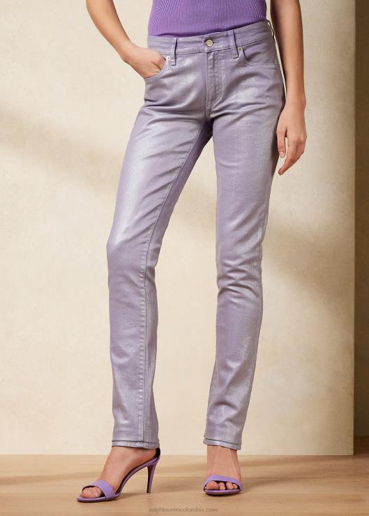 jeans ajustados 160 mujer lila Ralph Lauren 2XR2V3576