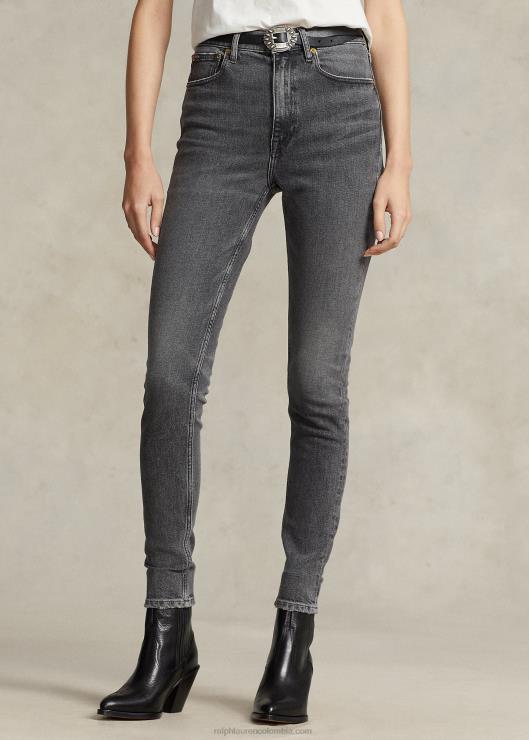 jeans ajustados de tiro alto mujer lavado de lacie Ralph Lauren 2XR2V3230