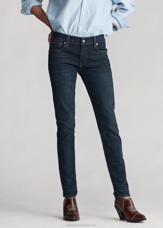 jeans ajustados tompkins mujer lavado serret Ralph Lauren 2XR2V3340
