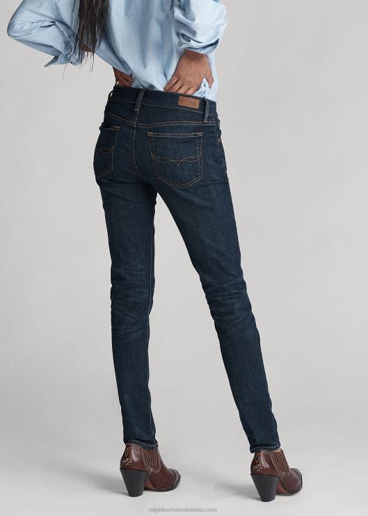 jeans ajustados tompkins mujer lavado serret Ralph Lauren 2XR2V3340