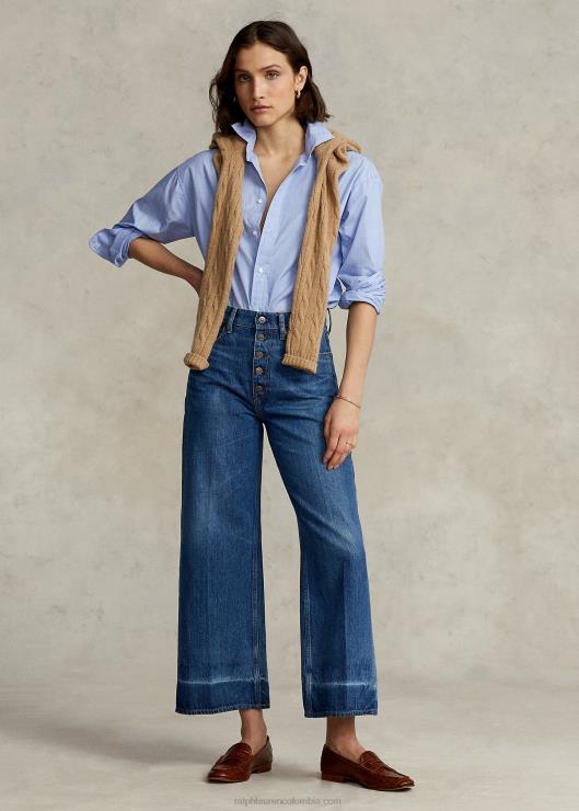 jeans capri anchos mujer lavado georgia Ralph Lauren 2XR2V2887