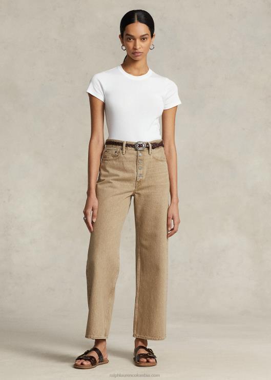 jeans capri anchos mujer lavado solimar Ralph Lauren 2XR2V3168