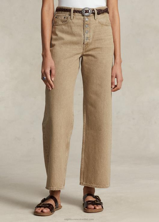 jeans capri anchos mujer lavado solimar Ralph Lauren 2XR2V3168