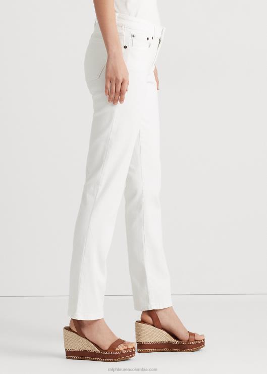 jeans curvy rectos de tiro bajo mujer blanco Ralph Lauren 2XR2V4266