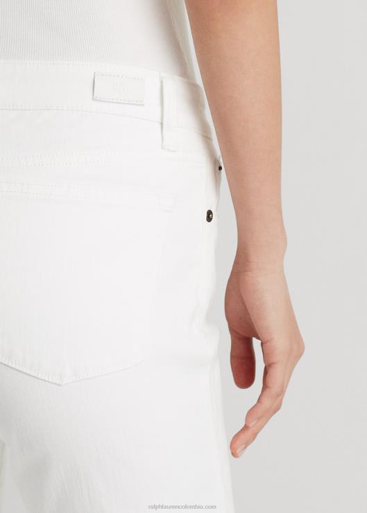 jeans curvy rectos de tiro bajo mujer blanco Ralph Lauren 2XR2V4266