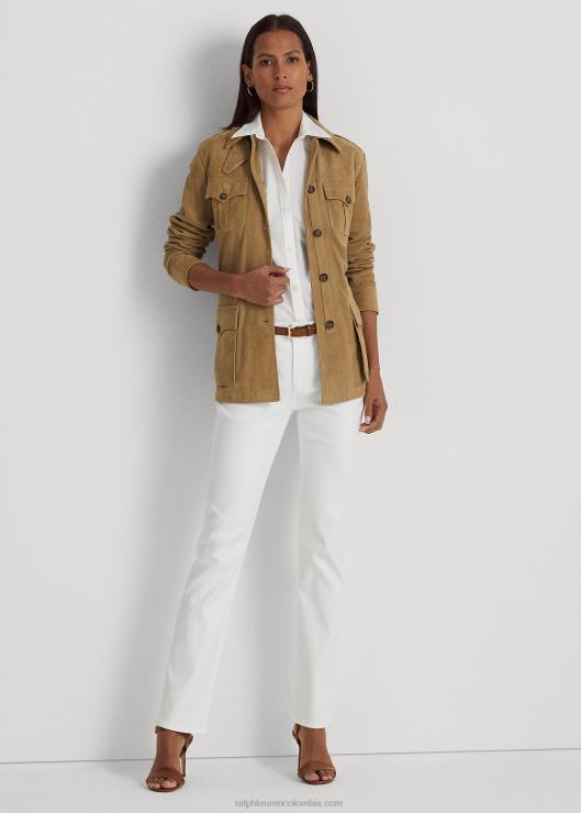 jeans rectos de tiro medio mujer blanco Ralph Lauren 2XR2V4263