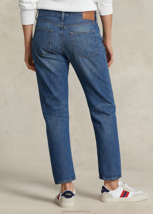 los jeans ajustados y cónicos mujer lavado de eldir Ralph Lauren 2XR2V9168
