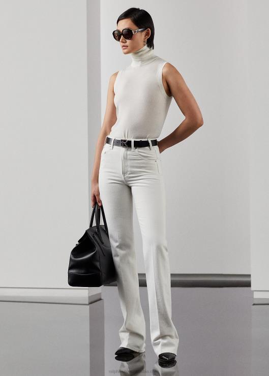 vaqueros bootcut holgados kaida mujer Perla blanca Ralph Lauren 2XR2V9327