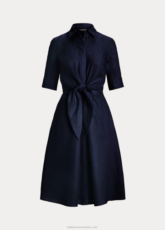 vestido camisero de lino mujer Armada Ralph Lauren 2XR2V4075