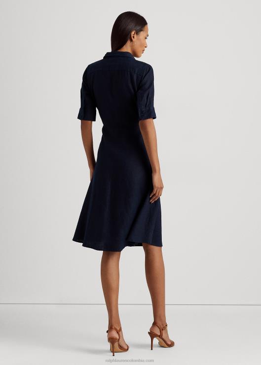 vestido camisero de lino mujer Armada Ralph Lauren 2XR2V4075