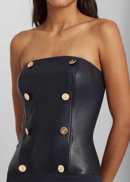 vestido de fiesta con escote palabra de honor mujer Armada Ralph Lauren 2XR2V9566