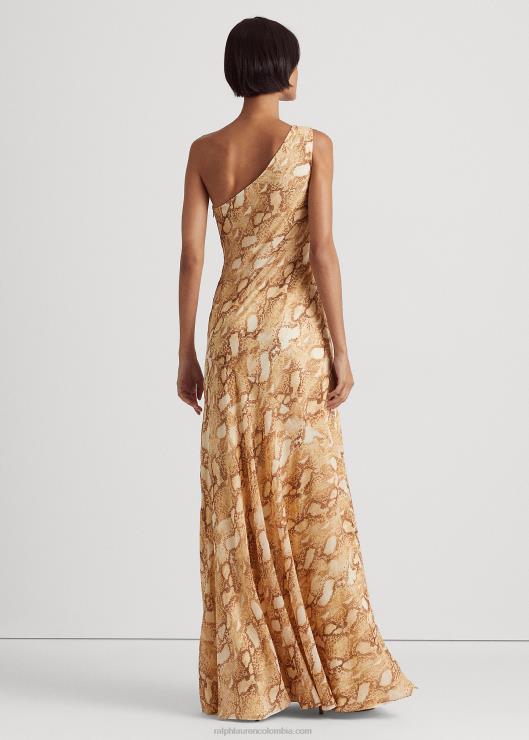 vestido de fiesta con estampado de georgette mujerRalph Lauren 2XR2V9507