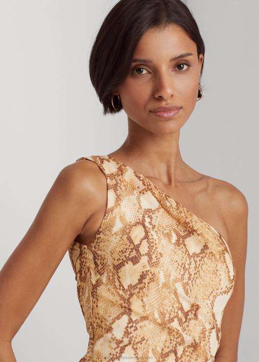 vestido de fiesta con estampado de georgette mujerRalph Lauren 2XR2V9507