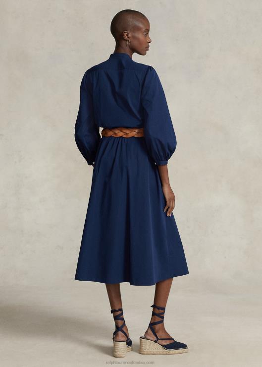 vestido de paño de algodón mujer Marina de Newport Ralph Lauren 2XR2V3076