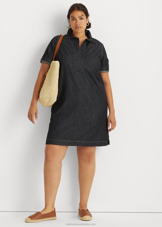 vestido recto de mezclilla mujer lavado de la calle jones Ralph Lauren 2XR2V4910