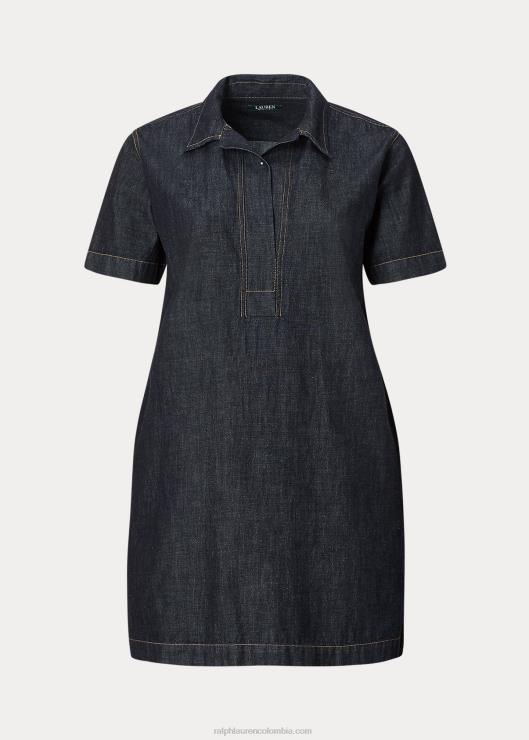 vestido recto de mezclilla mujer lavado de la calle jones Ralph Lauren 2XR2V4910