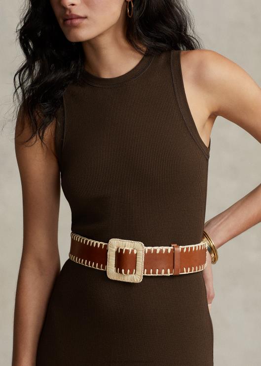 vestido sin mangas de tejido gofrado elástico mujerRalph Lauren 2XR2V2940