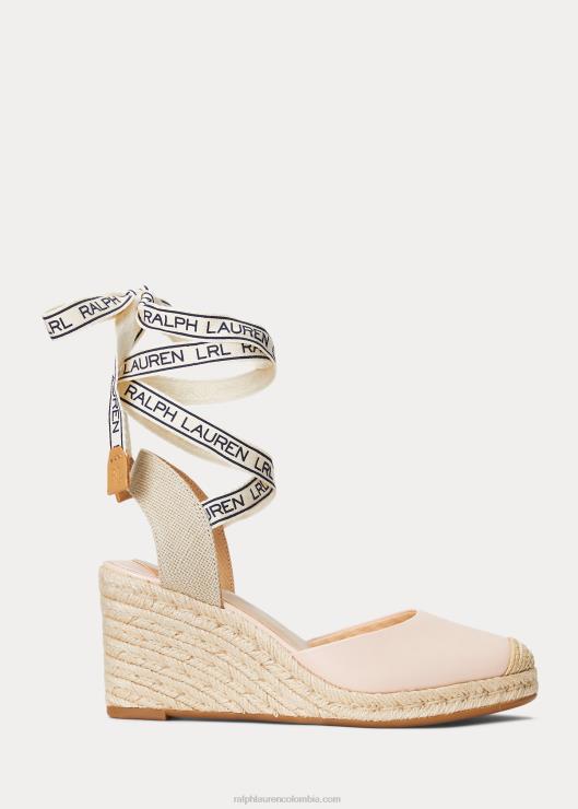 alpargata napa cachemira mujer Rosa claro Ralph Lauren 2XR2V5042
