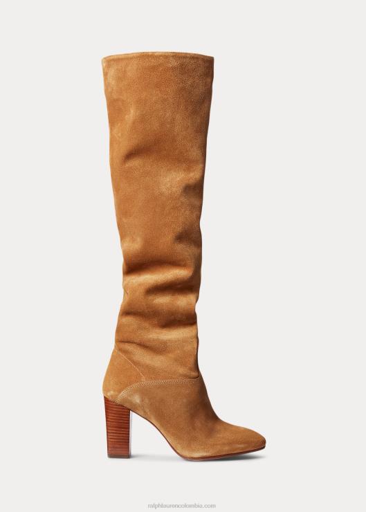 bota de ante brie mujer broncearse Ralph Lauren 2XR2V9641