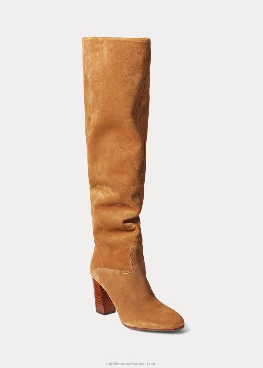 bota de ante brie mujer broncearse Ralph Lauren 2XR2V9641