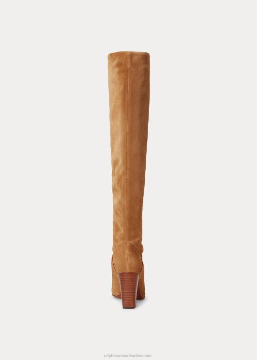 bota de ante brie mujer broncearse Ralph Lauren 2XR2V9641