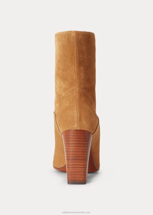 bota de ante brindley mujer broncearse Ralph Lauren 2XR2V9629