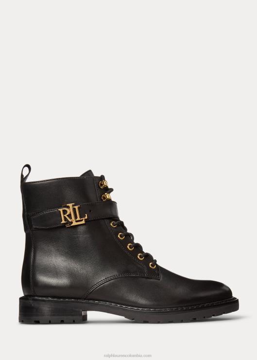 bota de cuero bruñido eldridge mujerRalph Lauren 2XR2V5130