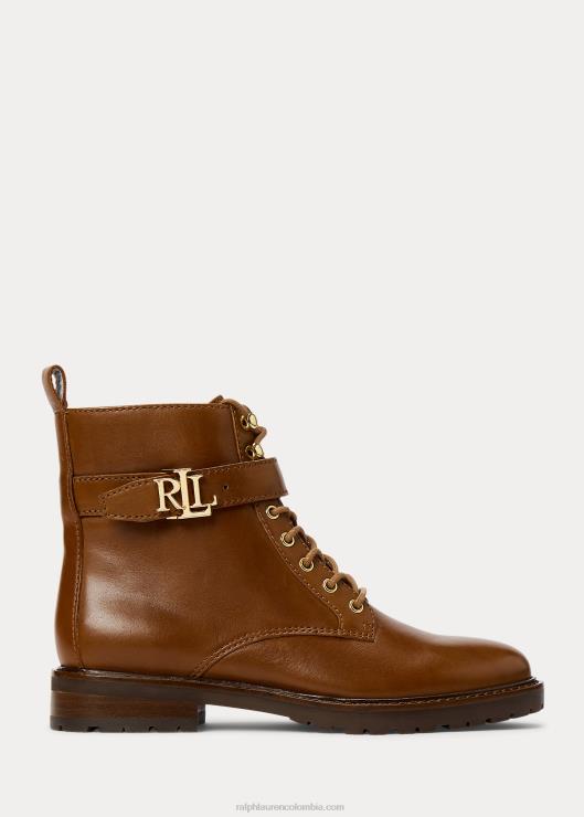 bota de cuero bruñido eldridge mujerRalph Lauren 2XR2V5131