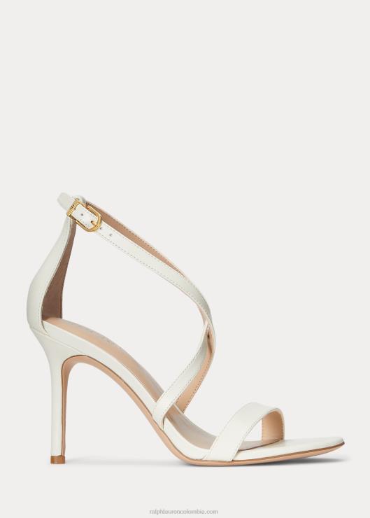sandalia gabriele de napa mujer vainilla Ralph Lauren 2XR2V5028