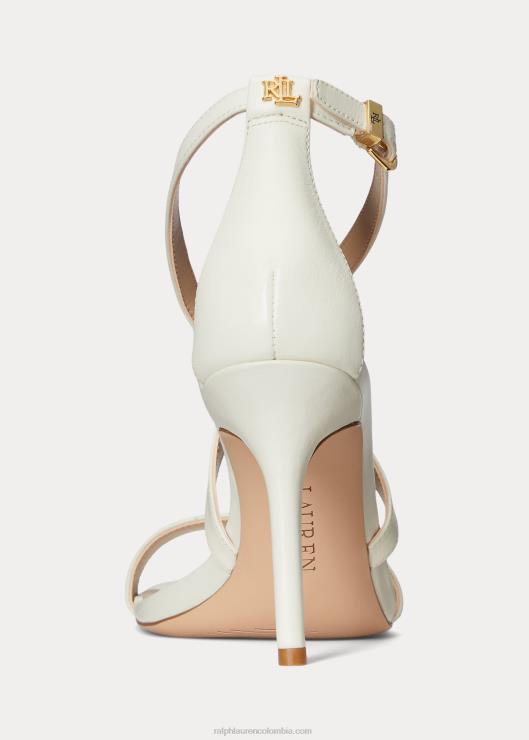 sandalia gabriele de napa mujer vainilla Ralph Lauren 2XR2V5028