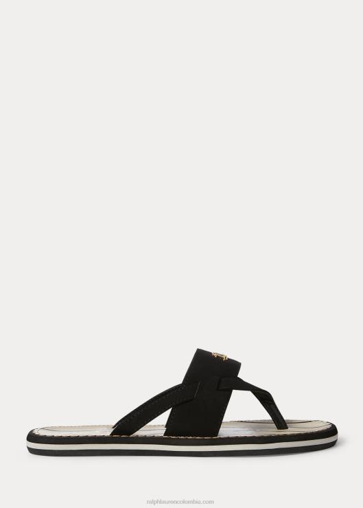 sandalia rosalinda mujer negro Ralph Lauren 2XR2V4987